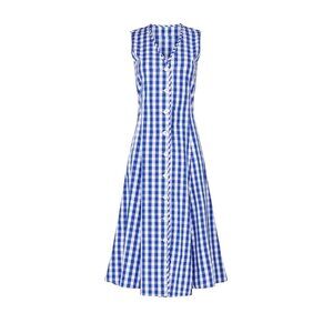 Polo Ralph Lauren Blue and White Gingham Meg Dress - Size 12